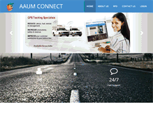 Tablet Screenshot of aaumconnect.com